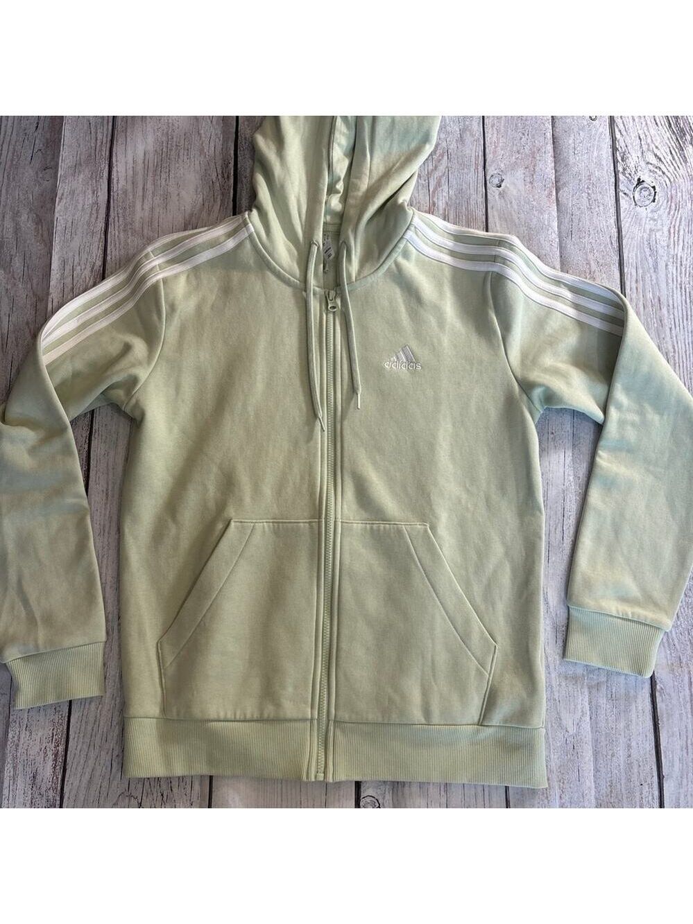 Adidas mint small zip up track hoodie - Picture 3 of 6